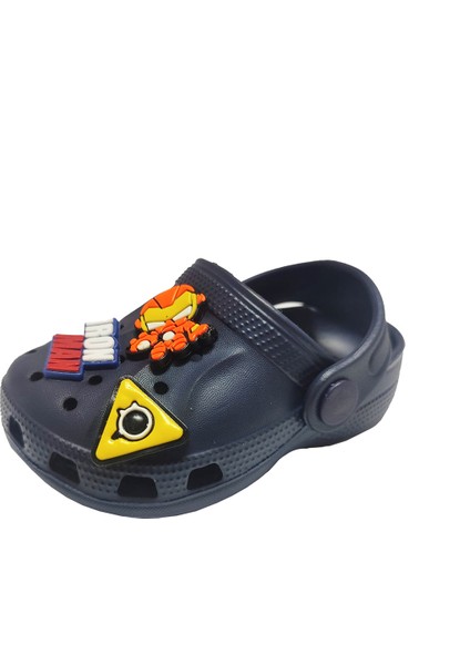 E200-3-25 Iron Man Sabo Erkek Çoçuk Terlik 26-30