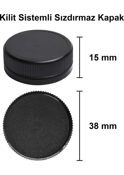 250 ml Smoothie Detoks Şişesi 250 cc Şeffaf Plastik Şişe Detox Köşeli Dondurucuya Uygun 6 Adet