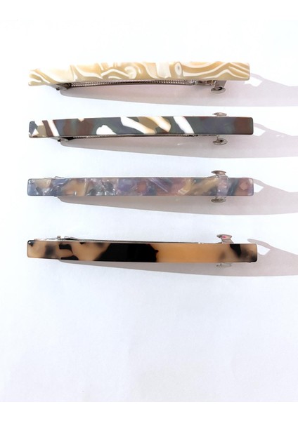 Düz Bar Asetat Toka Seti 4'lü Paket fiyatları