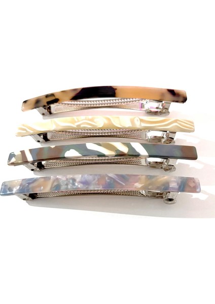 Düz Bar Asetat Toka Seti 4'lü Paket fırsatları