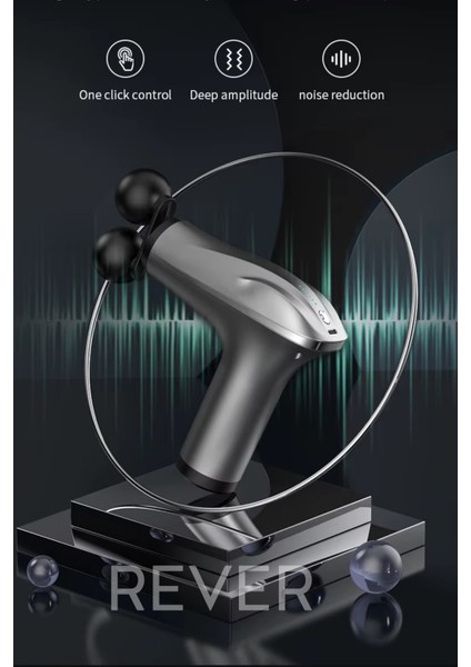 Masaj Tabancası Darbeli Titreşimli Sporcu Için Şarjlı Kas Egzersiz Aleti 4 Başlıklı indirimleri