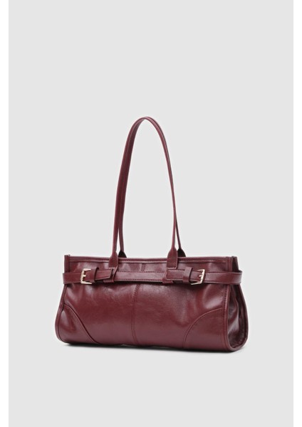 Enyola Bordo Vintage Baget Çanta fiyatları