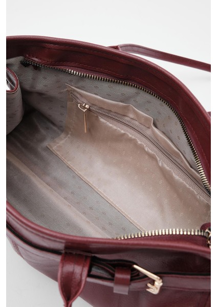 Enyola Bordo Vintage Baget Çanta indirimleri