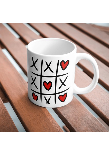 Xox Aşk Oyunu Sevgililer Günü Baskı Kupa Bardak indirimleri