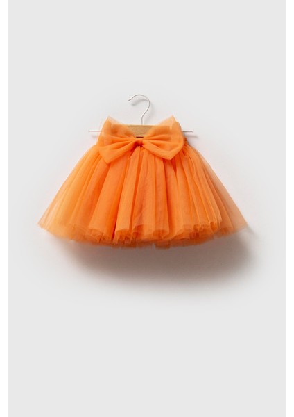 Astarlı Fiyonk Detaylı Tütü Etek Kız Çocuk