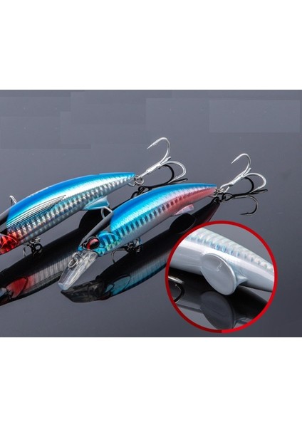 Noeby Nbl 1907 NS117 Batan Ağır Minnow 11CM 64G G Kontrol Uzun Döküm Yapay Sert Yem Tuzlu Su Trolling Balıkçılık Lures