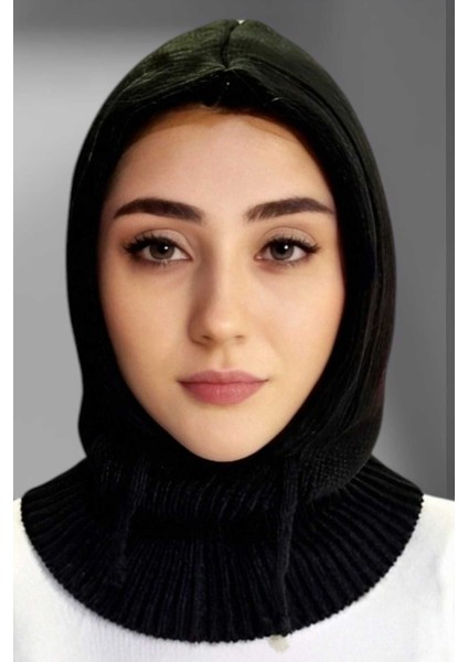 Balaclava Fitilli Triko Örgü Bere Başlık
