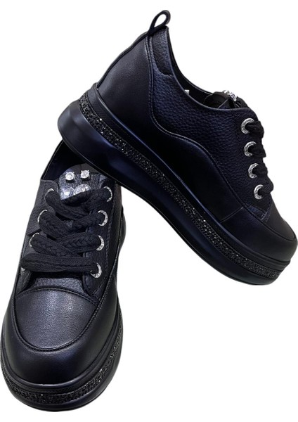 Orijinal Guja 308-1 Taşlı Deri Dolgu Topuklu Spor Ayakkabı fiyatları