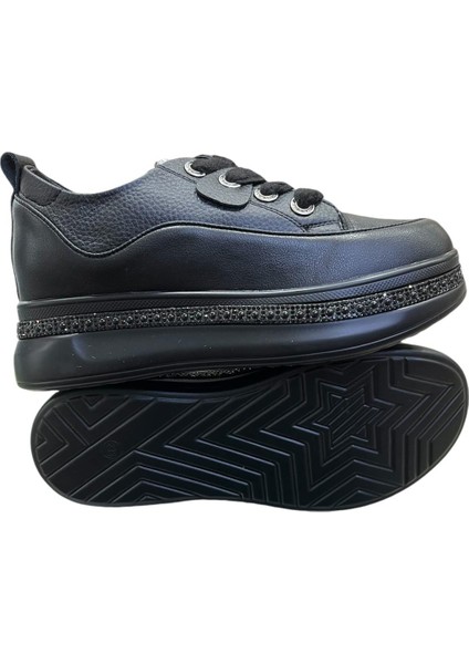 Orijinal Guja 308-1 Taşlı Deri Dolgu Topuklu Spor Ayakkabı modelleri