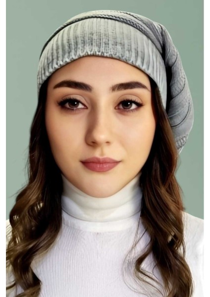 Kadın Kışlık Triko Örgü Bere ve Boyunluk