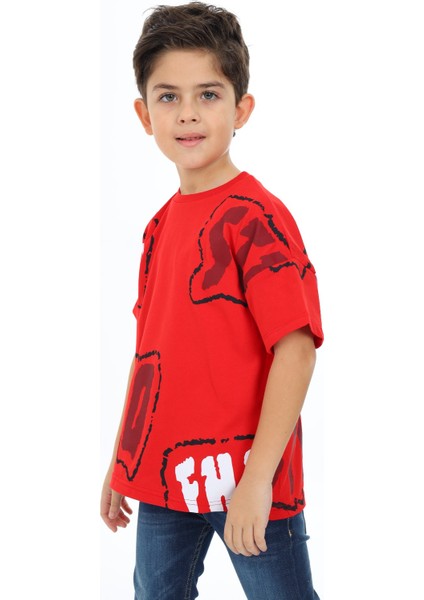 Erkek Çocuk Baskılı Tişört