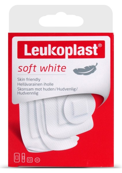 Soft White 19x72mm (12 ad.), 6x22mm (6 ad.), 38x72mm(8 ad.), 38x38 mm(4 ad.) Yara Bandı fiyatları