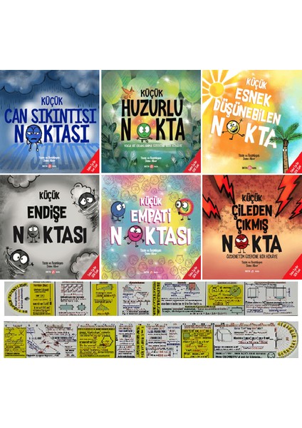 Küçük Nokta Serisi Yeni Kitaplar 6'lı Set (Matematik Öğreten Cetvel) - Diane Alber