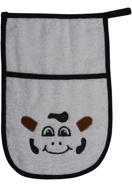 Sevimli Inek Bebek Banyo Lifi & Kesesi