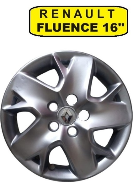 Jant Kapak 16'' Inç Takım (4 Adet) Renault Fluence
