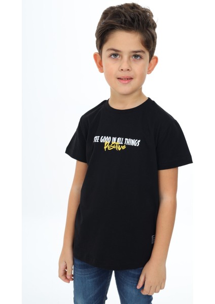 Erkek Çocuk Baskılı Tişört
