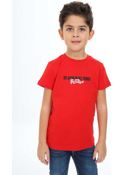 Erkek Çocuk Baskılı Tişört