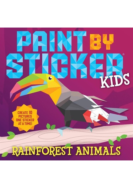 Paint By Sticker Kids / Rainforest Animals - Workman Publishing