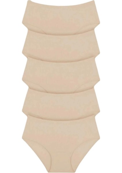 Kadın Yüksel Bel %100 Pamuklu 5'li Fitilli Bato Külot Kadın 5'li Külot modelleri