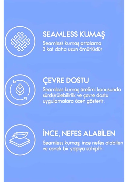 Erkek Dikişsiz/seamless Nefes Alabilen Boxer 3 Adet fırsatları