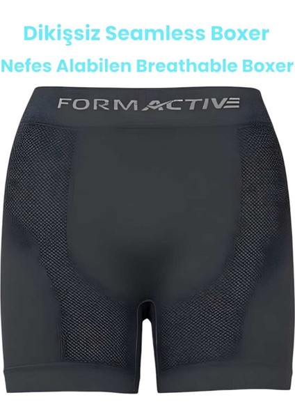 Erkek Dikişsiz/seamless Nefes Alabilen Boxer 2'li Set