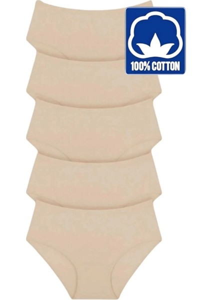 Kadın Yüksel Bel %100 Pamuklu 5'li Fitilli Bato Külot Kadın 5'li Külot fiyatları