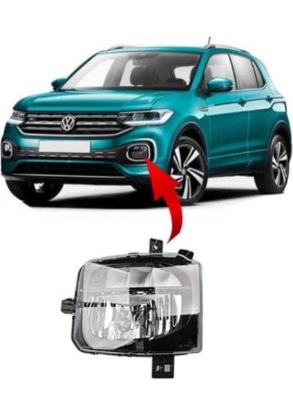 Vw T-Cross 2019-2023 Sis Farı LED Li Sol 2GM941661