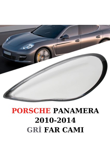 Porsche Panamera 2010-2014 Sağ Far Camı Gri Frc 91