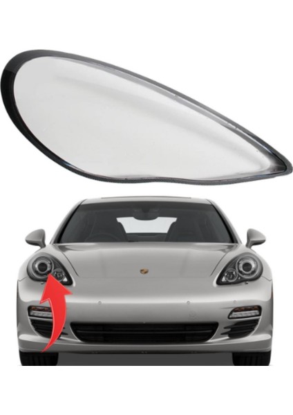 Porsche Panamera 2010-2014 Sağ Far Camı Gri Frc 91 fiyatları