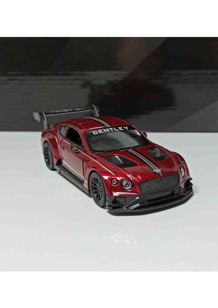 1:38 Ölçek Bentley Continental Gt3// 12 cm Metal Çek-Bırak Araba