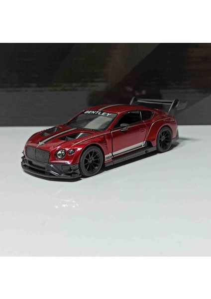 1:38 Ölçek Bentley Continental Gt3// 12 cm Metal Çek-Bırak Araba