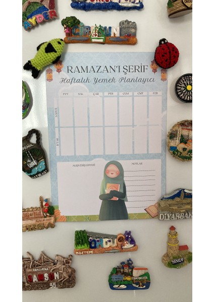 Ramazan Ayı Özel: Manevi Takip ve Planlama Seti|ramazan Planlayıcı|a4 Boyut 5 Sayfa Arkalı Önlü