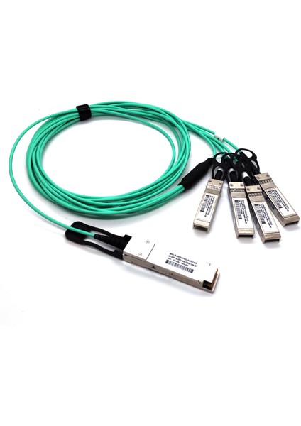 40G QSFP+ &lt;-&gt; 4x10G SFP+, Aktif Fiber Optik Kablo (AOC), 3 metre&lt;br&gt;Beek 40G QSFP+ to 4x10G SFP+, AOC Cable, 3 meters