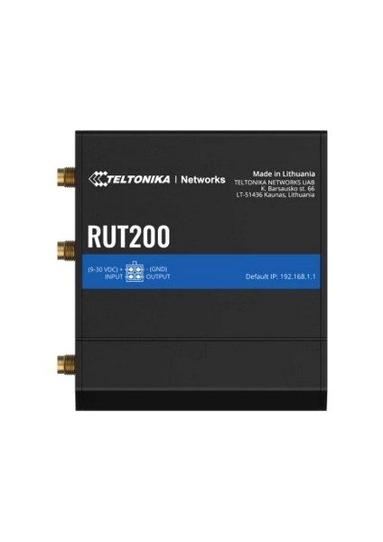 RUT200 Lte/4g Wlan Industrial Cellular Router (Cat4)