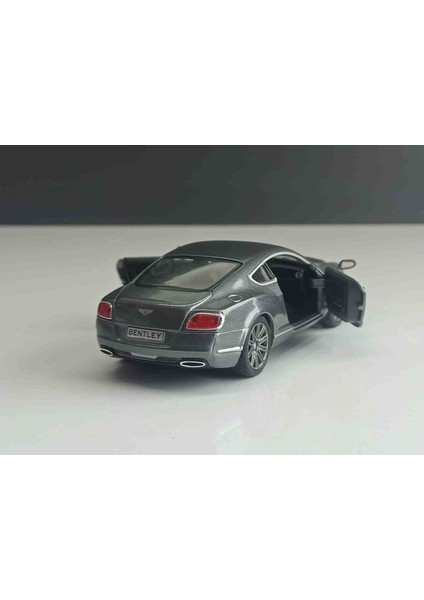 1:38 Ölçek 2012 Bentley Continental Gt Speed Fümr// Çek-Bırak Metal 12 cm