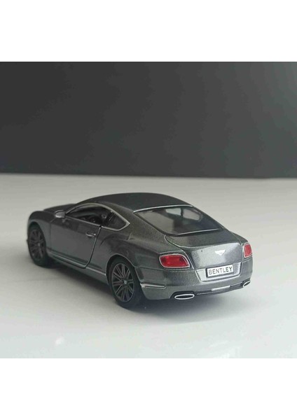 1:38 Ölçek 2012 Bentley Continental Gt Speed Fümr// Çek-Bırak Metal 12 cm