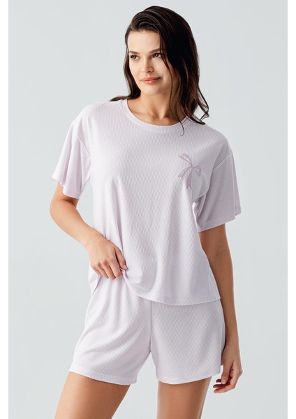 Kısa Kollu Esnek Viskoz Şort Pijama Takım fiyatları