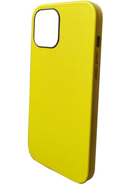 Apple iPhone 12 Silikon Kılıf (6.1") - Sarı