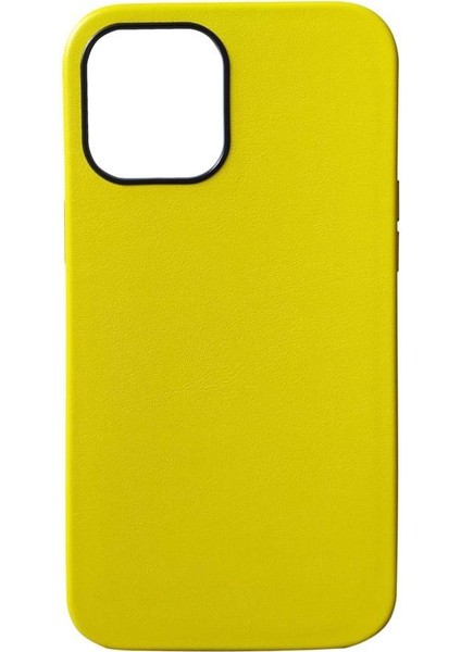 Apple iPhone 12 Silikon Kılıf (6.1") - Sarı