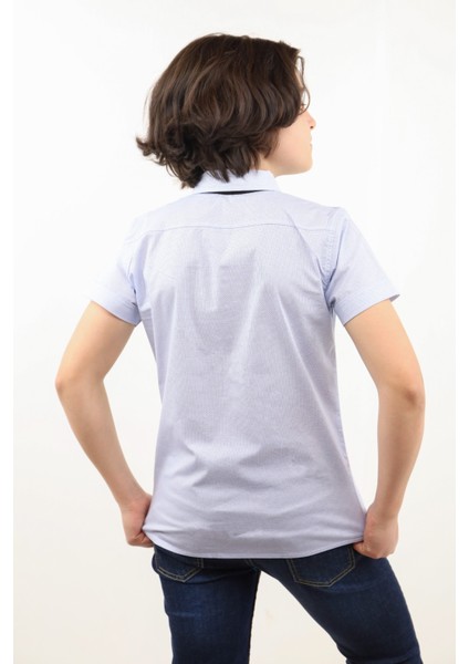 Erkek Çocuk Komple Desenli Gömlek modelleri