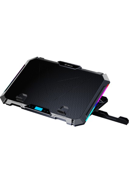 K28 Premium 8 Fanlı Rgb Yükseklik Ayarlı Stand 17" Gaming Notebook Soğutucu Telefon Tutuculu - DNA005