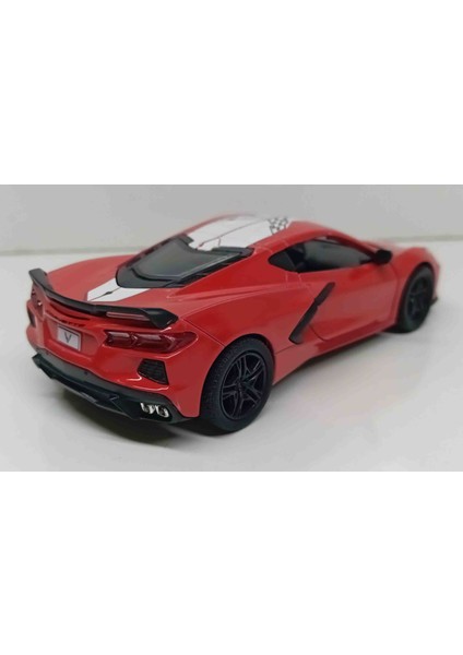 1:36 Ölçek 2021 Corvette Livery Edition Kırmızı//çek-Bırak 12 cm Metal Araba fiyatları