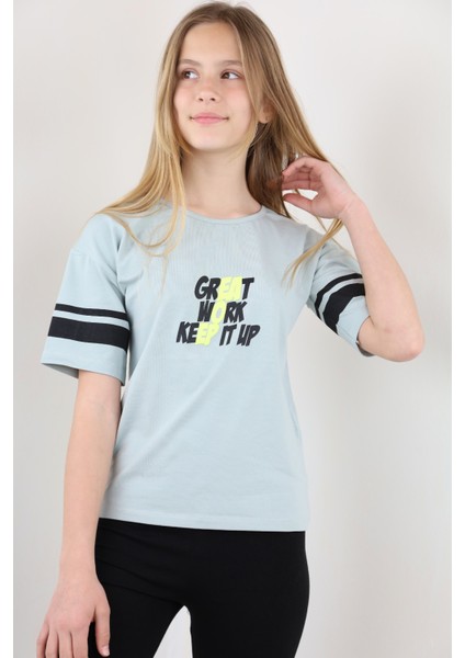 Kız Çocuk Baskılı Tişört