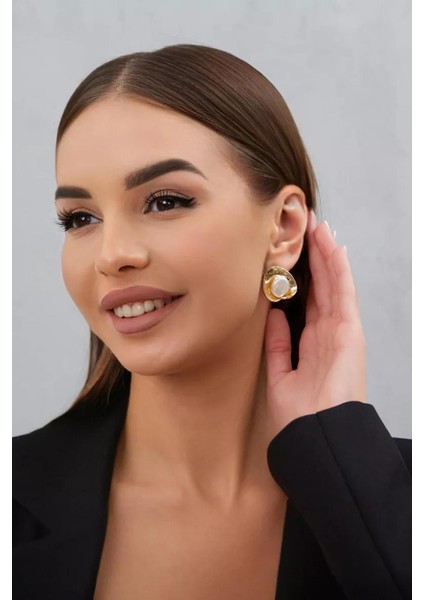 Incili Istridye Küpe