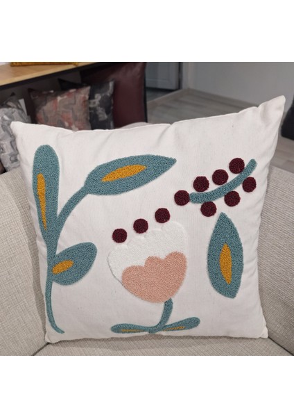 Kırlentevim Punch Kırlent Özel Tasarım Süzene Kılıf 45 x 45 cm