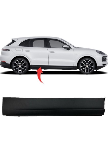 Cayenne 2018 Sonrası Kapı Çıtası Arka Sag Pütürlü Yüzey 9Y0839096