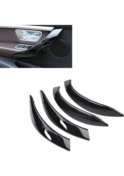 Bmw F30 F32 F36 Kapı Kolu Tutamak Kaplama Set Piano Siyah 51417275487/51417275488