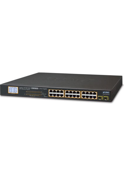 PL-GSW-2620VHP 24 Port Gigabit Poe+ 2 Port 1000FX Sfp 300W Poe Yönetilebilir Switch