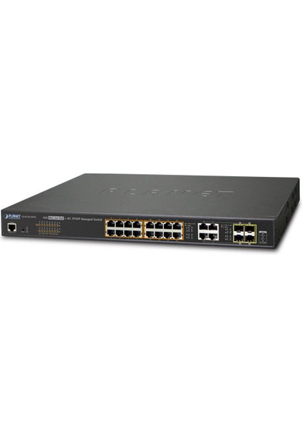 PL-GS-4210-16P4C 16 Port Gigabit Poe+ 4 Port Sfp+ 220W Websmart Switch