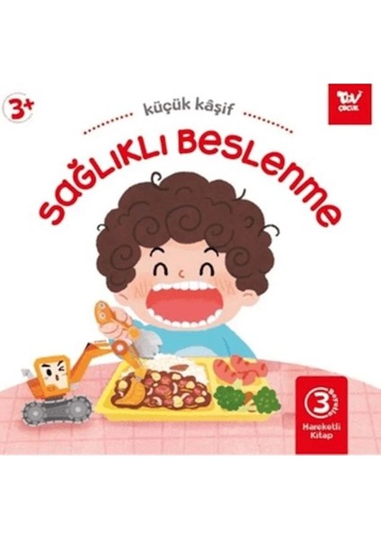Hareketli Kitap 3D Küçük Kaşif Sağlıklı Beslenme